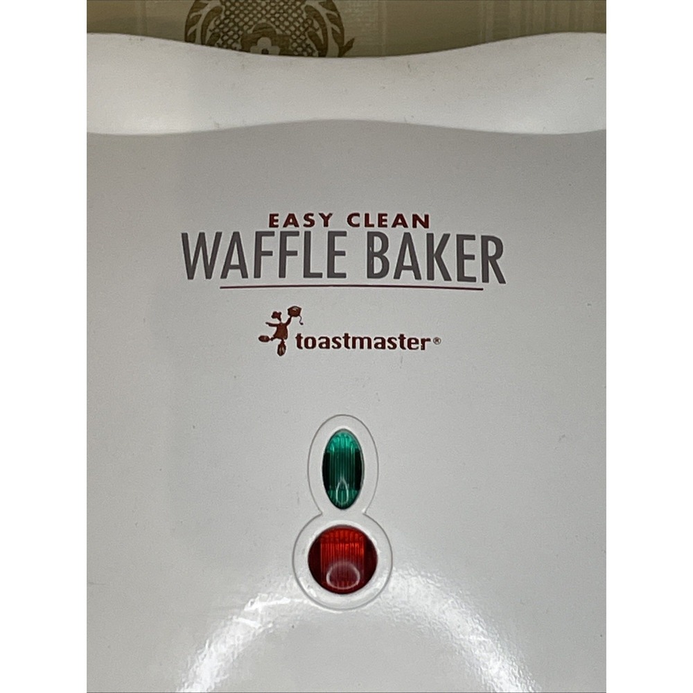 Easy Clean Waffle Maker Iron Baker Toastmaker | Hinged Lid Electronic